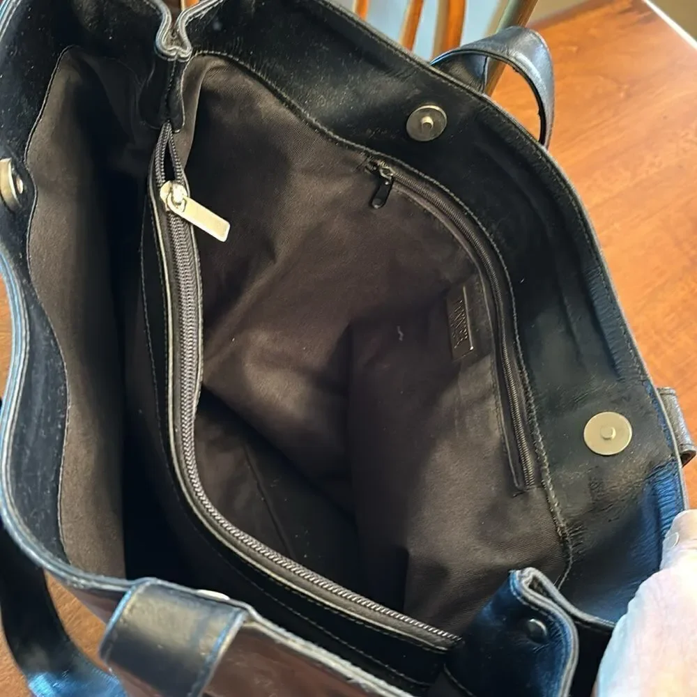 Tanner Leather Commuter Bag, Made in Italy